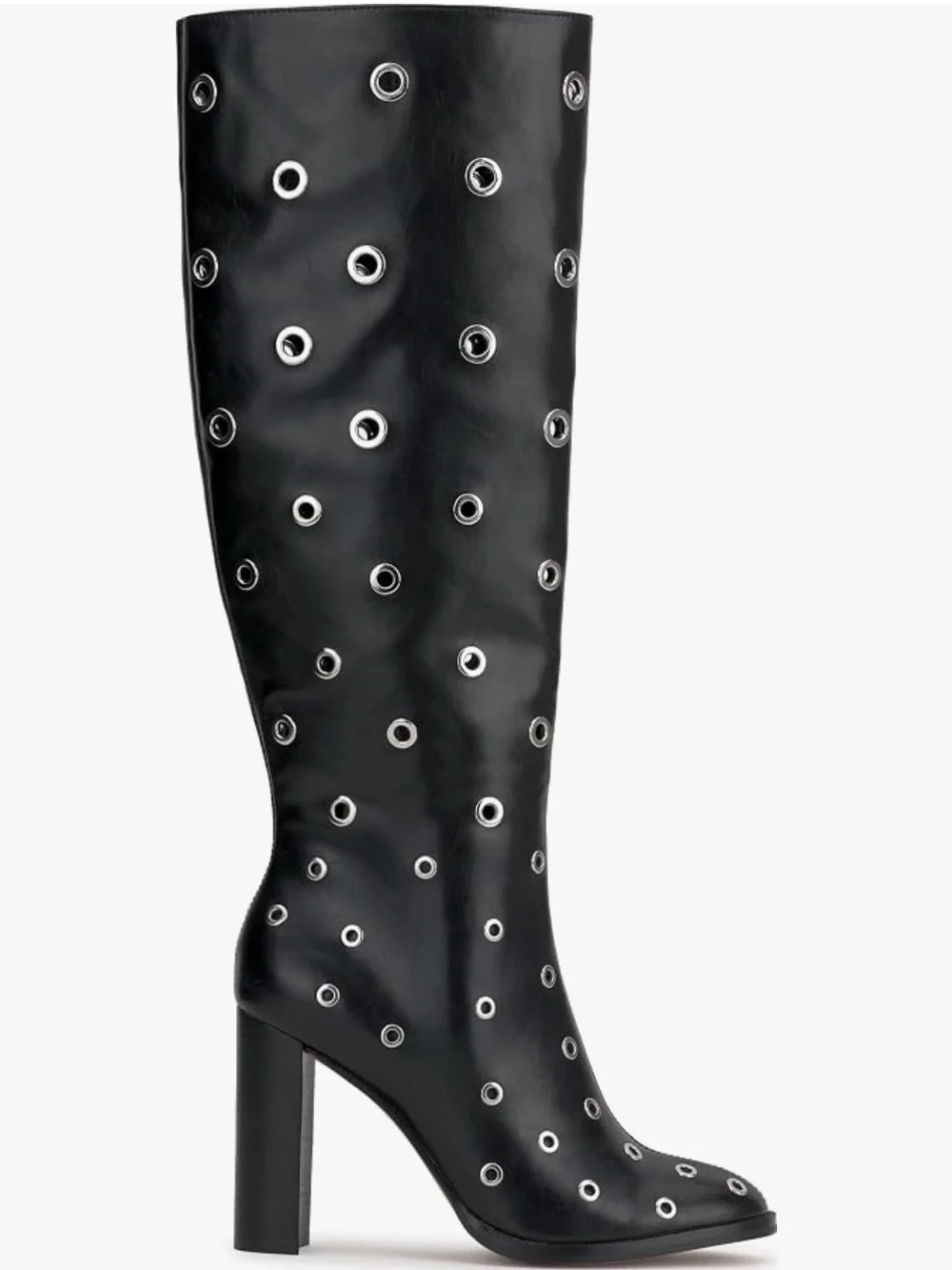 (NWT) Jessica Simpson Black Grommet-Detail Knee-High Women's Boot